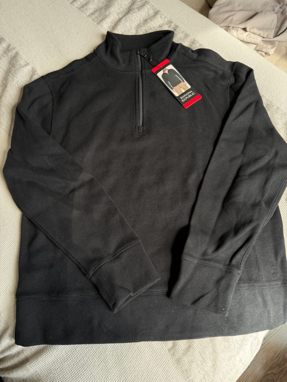 Banana Republic men’s quarter zip NWT